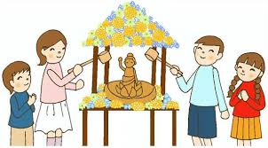 4月8日は 花祭り 保険ワールド 姫路手柄店 姫路今宿店 姫路ヤマダストアー花田店 宍粟山崎店